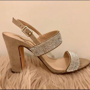 Nina Senta Sandal Heels Nude